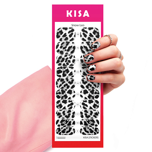 KISA.STICKERS Пленки для маникюра Snow Leo kisa stickers пленки для маникюра pink fire