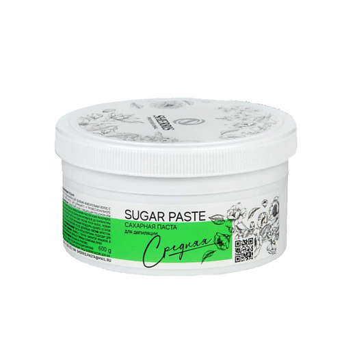 SHERRIS Сахарная паста для шугаринга, депиляции, удаления волос СРЕДНЯЯ 600 паста для шугаринга средняя sugar paste medium
