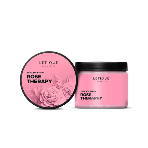 LETIQUE COSMETICS Relax-соль для ванн ROSE THERAPY 450