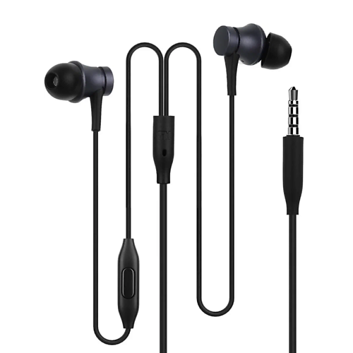 MI Наушники Mi In-Ear Headphones Basic Black HSEJ03JY (ZBW4354TY) чехол для зарядного кейса под беспроводные наушники единорожек блистер