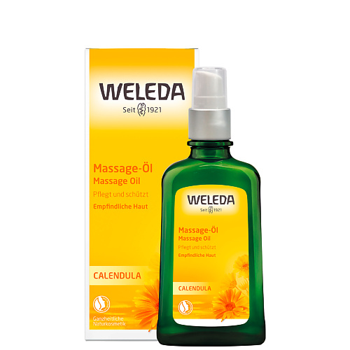 WELEDA Массажное масло с календулой Calendula 100.0 reamay антицеллюлитное разогревающее массажное масло sunny sunset 100