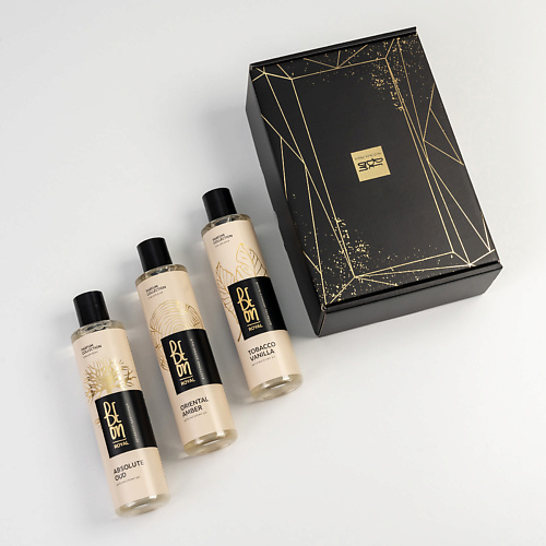 BEON Подарочный набор парфюмированных гелей для душа ROYAL № 34 унисекс ароматы халат унисекс вафельный 100
