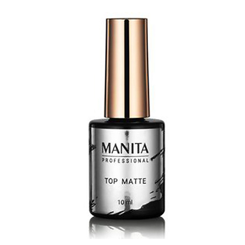 MANITA Топ матовый без липкого слоя для гель-лака TOP MATTE 10 гель лак светоотражающий manita reflective 14 10 мл