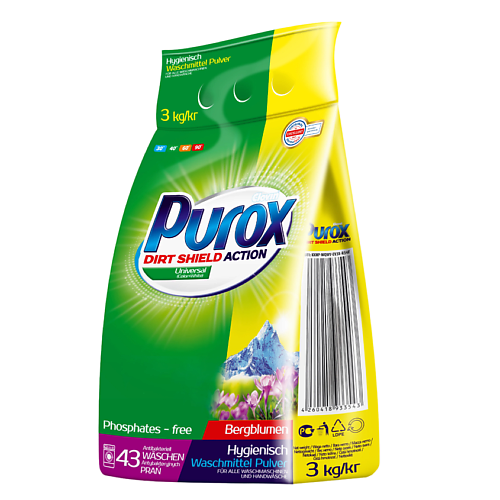 PUROX Universal Универсальный стиральный порошок 3000 невская косметика ушастый нянь стиральный порошок детский 3000 0