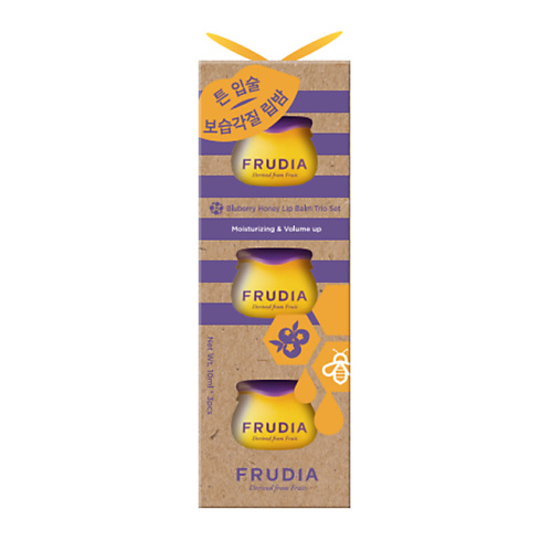 FRUDIA Подарочный набор бальзамов для губ с черникой frudia трэвел набор миниатюр для ухода за кожей 5 шагов