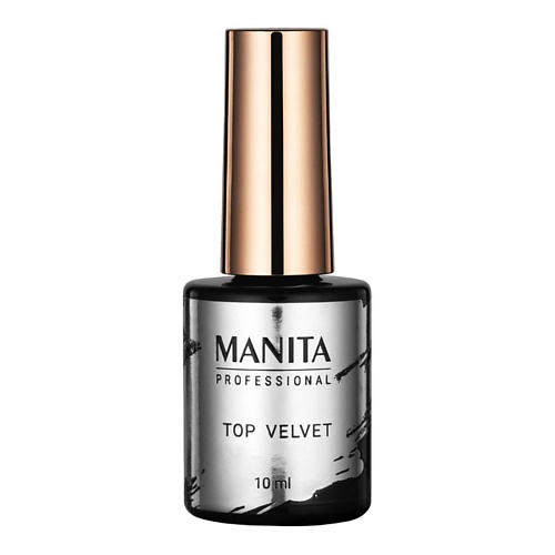 MANITA Топ вельветовый без липкого слоя для гель-лака TOP VELVET 10 гель лак светоотражающий manita reflective 14 10 мл