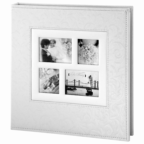 BRAUBERG Фотоальбом свадебный на 20 магнитных листов тетрадь на кольцах starlight а4 120 листов