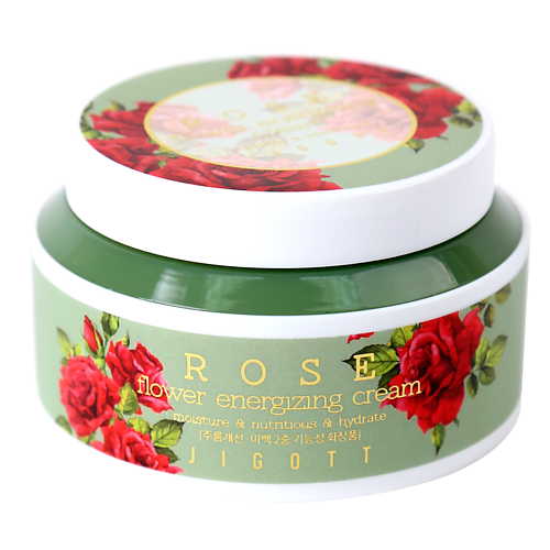 фото Jigott крем для лица роза rose flower energizing cream 100