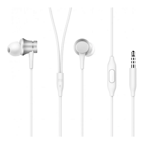 MI Наушники In-Ear Headphones Basic Silver HSEJ03JY (ZBW4355TY) чехол для зарядного кейса под беспроводные наушники единорожек блистер