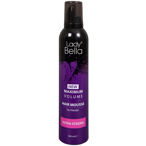 Мусс для укладки волос LADY BELLA Мусс для волос  Ultra Strong лак для волос 2 штуки lady bella strong 400 мл