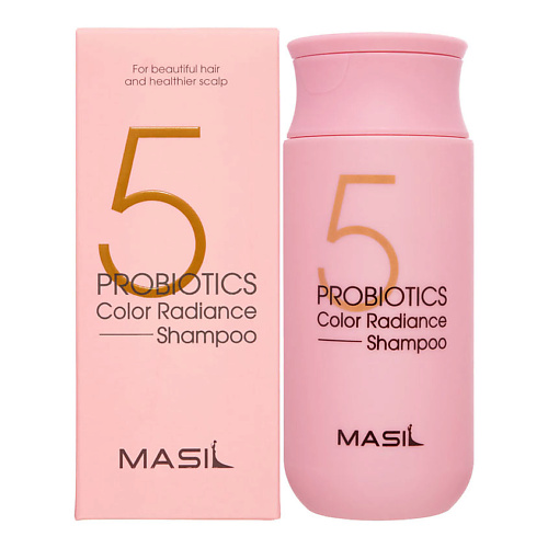 MASIL Профессиональный шампунь для окрашенных волос с защитой цвета 5 Probiotics Color Radiance 150 masil увлажняющее парфюмированное масло для волос с лактобактериями 66