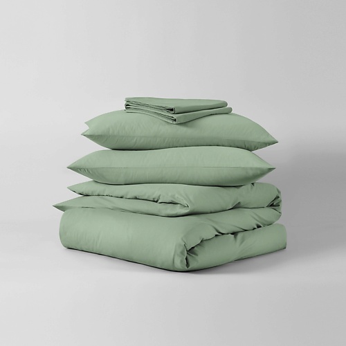 фото Urban family комплект постельного белья олива евро 50х70