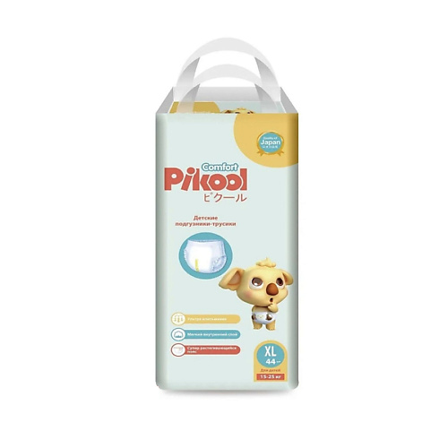 PIKOOL Подгузники-трусики Pikool M (8-13 кг.) 1 pikool подгузники трусики l 11 16 кг 54 0