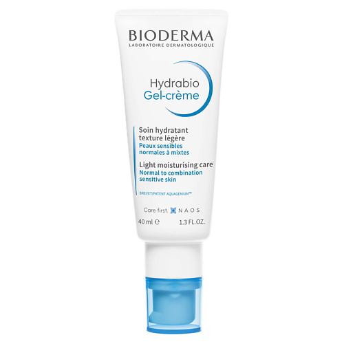 BIODERMA Гель-крем увлажняющий для нормальной и сухой кожи лица с легкой текстурой Hydrabio 40