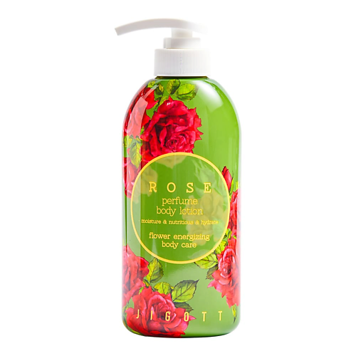 JIGOTT Лосьон для тела роза ROSE PERFUME BODY LOTION 500 парфюмированный лосьон для тела с муцином улитки escargot daily perfume body lotion