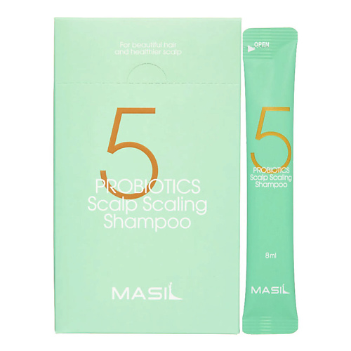 фото Masil профессиональный шампунь для глубокого очищения кожи головы 5 probiotics scalp scaling shampoo 160