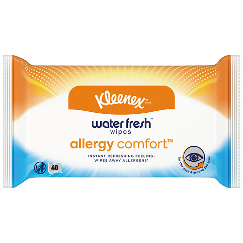 KLEENEX Влажные салфетки Allergy Comfort 40.0 aura влажные салфетки для детей ultra comfort 0 15 шт