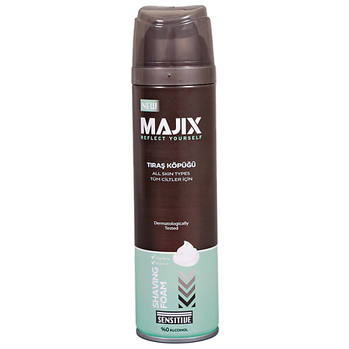 Пена для бритья MAJIX Пена для бритья Sensitive пена для бритья arko пена для бритья sensitive
