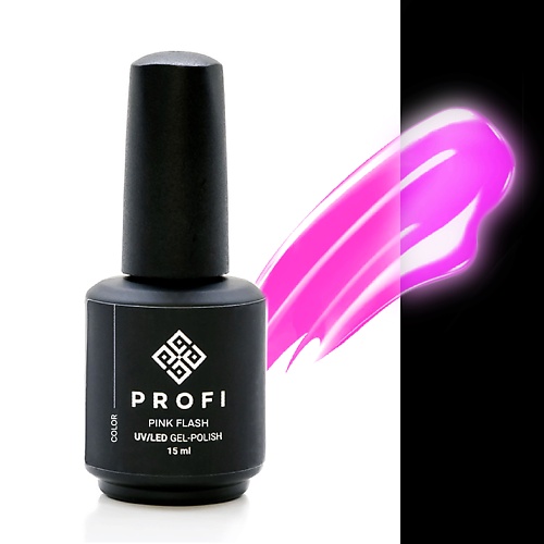 PROFI Цветной гель-лак для ногтей (Светится в темноте) аль джасум душащий в темноте