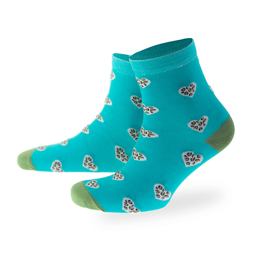 MONCHINI Женские носки с сердечками minimi fresh 4102 носки женские укороченные nero 0
