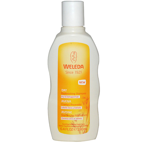 WELEDA Смягчающий и восстанавливающий шампунь для сухих и поврежденных волос Avena 190 weleda масло для волос