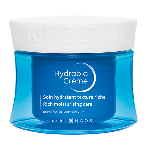 BIODERMA Крем увлажняющий для сухой и обезвоженной кожи лица с насыщенной текстурой Hydrabio 50.0 увлажняющий крем с насыщенной текстурой