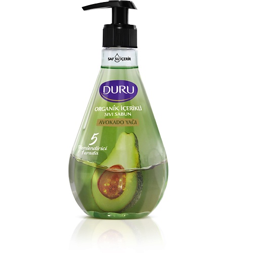 DURU Жидкое мыло Organic Ingredients Авокадо 500.0 мыло жидкое для рук organic shop гранатовый браслет органическое витаминное 500 мл