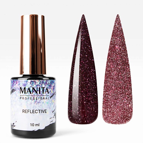 MANITA Гель-лак для ногтей REFLECTIVE гель лак для ногтей manita professional reflective светоотражающий 15 10 мл