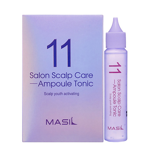 фото Masil профессиональный ампульный тоник для кожи головы 11 salon scalp care ampoule tonic 120