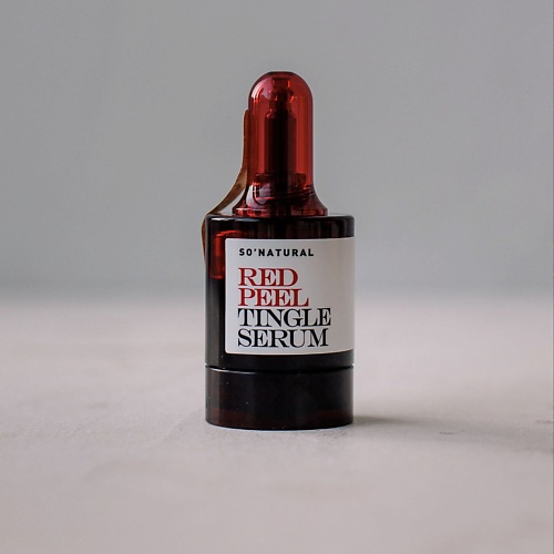 SO NATURAL Тонизирующая сыворотка с эффектом покалывания Red Peel Tingle Serum 10 so natural тонизирующая сыворотка с эффектом покалывания red peel tingle serum 10