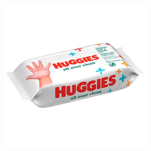 HUGGIES Влажные салфетки All over clean 56 huggies подгузники трусики 12 17 кг девочкам 96