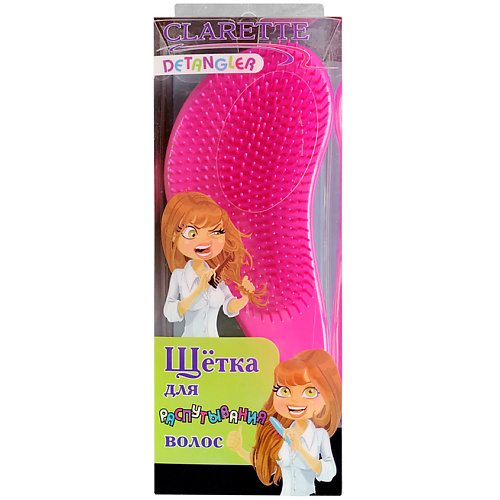 CLARETTE Щетка для распутывания волос DETANGLER tangle teezer расческа для волос the wet detangler millennial pink