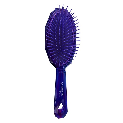 CLARETTE Щетка для волос на подушке с пластиковыми зубьями щетка для спутанных волос wet brush grafic love bwr830lovehc lc купидон 1 шт