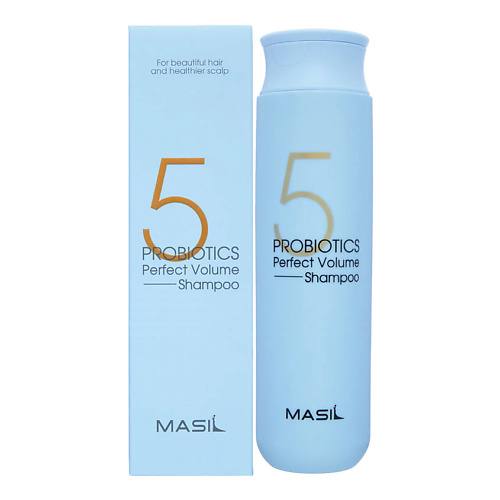 MASIL Шампунь для объема волос 5 Probiotics Perfect Volume Shampoo 300 masil глубокоочищающий шампунь с пробиотиками 300
