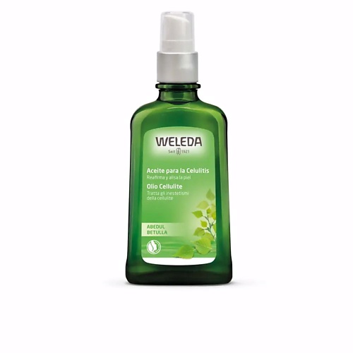 WELEDA Антицеллюлитное березовое масло для тела Anti-Cellulite 100 weleda citrus refreshing освежающее цитрусовое масло для тела 100