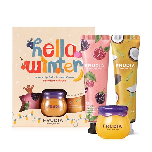 FRUDIA Подарочный набор Зимний Hello Winter frudia гель для душа с маслами мандарина и розмарина ослепительный мини 50 мл