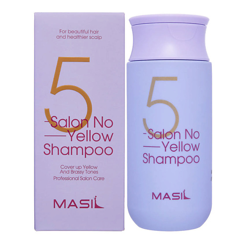 MASIL Профессиональный тонирующий шампунь против желтизны 5 Salon No Yellow Shampoo 150