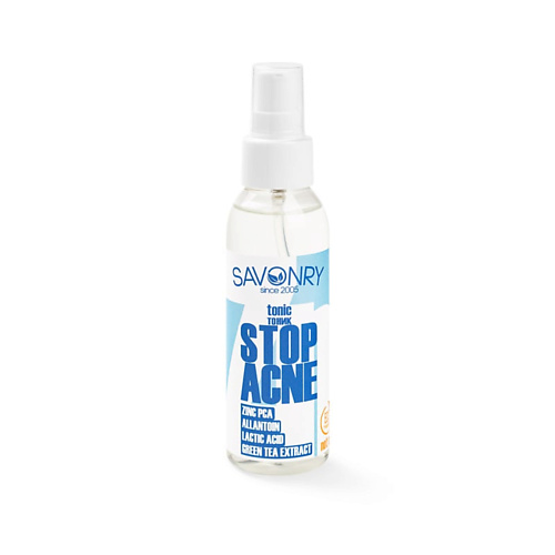 SAVONRY Тоник для лица STOP ACNE 100.0 derma e пенка для лица с салициловой кислотой acne deep pore cleansing wash