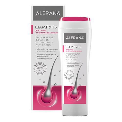 ALERANA Шампунь для сухих и нормальных волос 250 your body bio шампунь для сухих и нормальных волос против выпадения 700 0