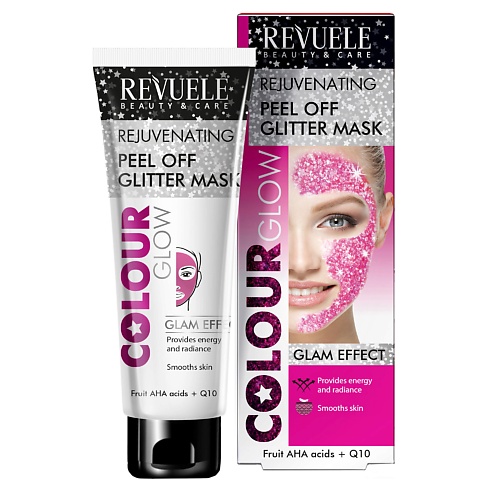 COMPLIMENT Маска-плёнка для лица обновляющая Revuele Colour Glow 80 маска пленка для лица compliment co enzymes глубокое очищение 80 мл