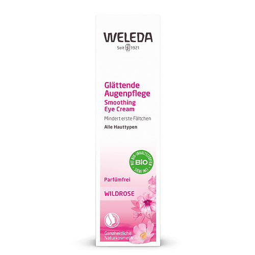 WELEDA Разглаживающий крем для кожи вокруг глаз с экстрактом шиповника Wild Rose 10.0