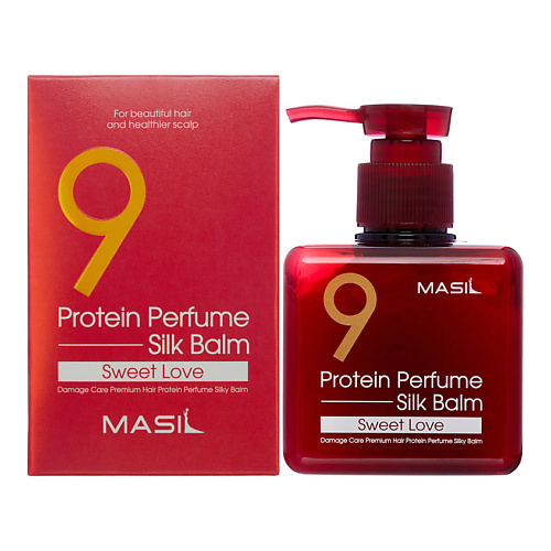MASIL Несмыывемый профессиональный парфюмированный бальзам для волос 9 Protein Perfume Silk Balm 180.0 masil корейский несмываемый бальзам для волос с протеинами 20