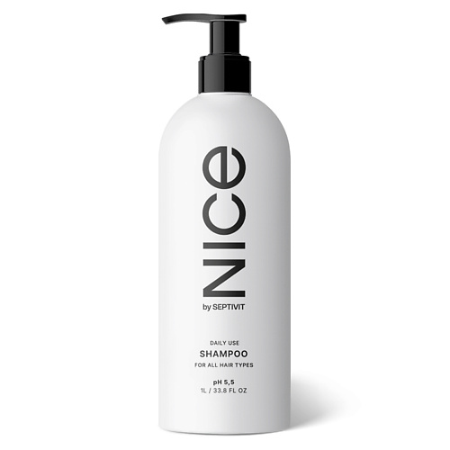 SEPTIVIT Профессиональный шампунь для всех типов волос NICE 1000.0 septivit гель для душа marshmallow nice by septivit 1000 0