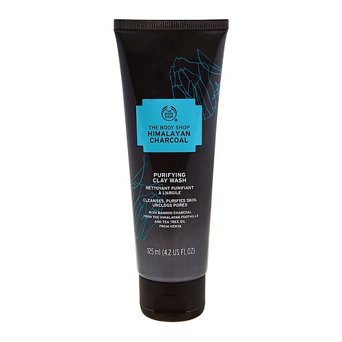 фото The body shop матирующий гель для умывания himalayan charcoal, для жирной кожи 125