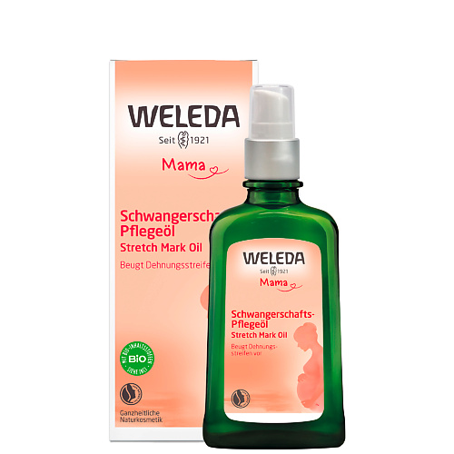 WELEDA Масло для профилактики растяжек Stretch Mark Oil 100.0 weleda розовый дезодорант 100 мл