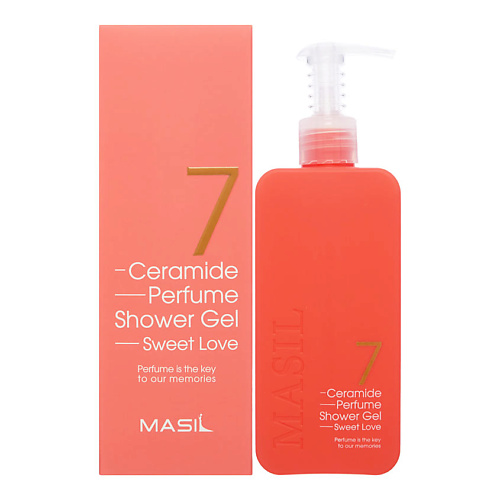 MASIL Парфюмированный гель для душа С АРОМАТОМ ИРИСА 7 Ceramide Perfume Shower Gel Sweet Love 300.0 vox мусс для душа с тропическим ароматом 200 0