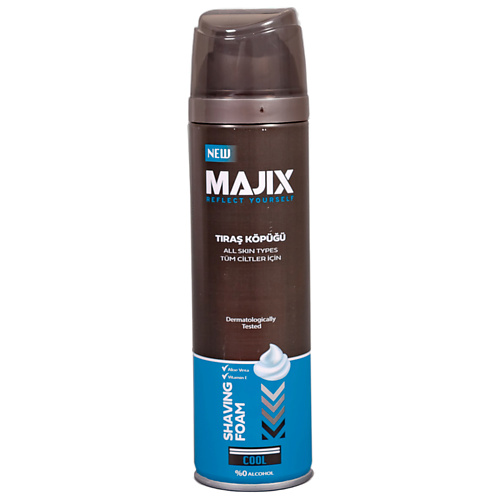 MAJIX Пена для бритья Cool 200.0 cool rule supplement станки для бритья одноразовые легкое скольжение черные 5 шт