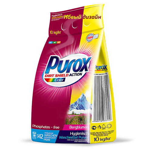 PUROX Universal Универсальный стиральный порошок 10000 fujo концентрированный стиральный порошок утонченная свежесть 900