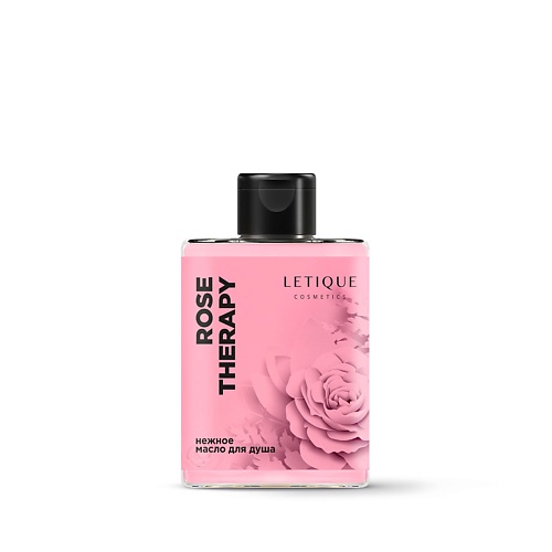 фото Letique cosmetics нежное масло для душа rose therapy 300