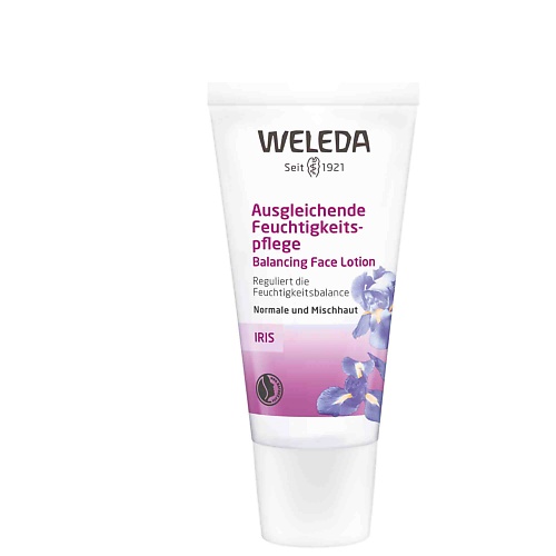 WELEDA Освежающий увлажняющий крем-уход для лица Iris Balancing 30.0 weleda розовый разглаживающий крем крем уход для лица